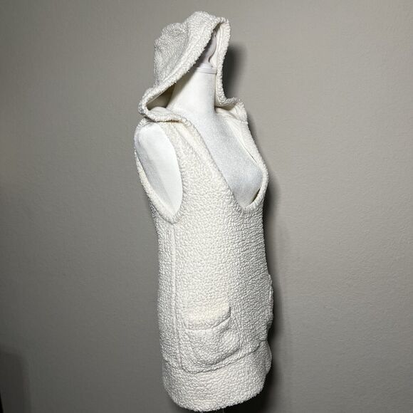 Japan’s CELE GOSSIP Fleece Hooded Sherpa Vest - Size Med - Tokyo Fashion Kawaii - Picture 11 of 16